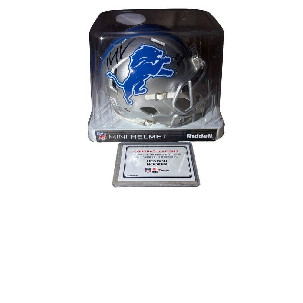 Hendon Hooker Riddell Speed Autographed Mini Helmet/ One Pride Inscribed 4/5